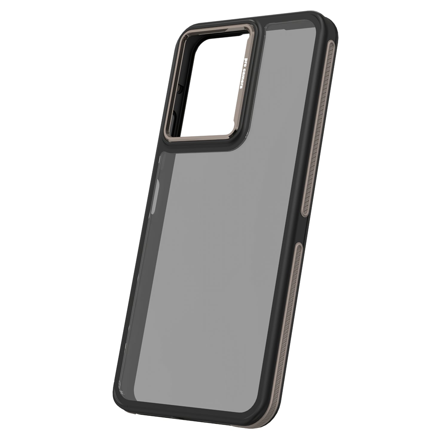 Deksel for Xiaomi Poco M6 / Redmi 13C 5G, OEM, Crystal Black, Grå