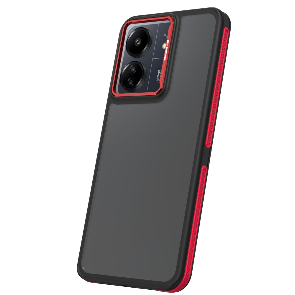 Deksel for Xiaomi Poco M6 / Redmi 13C 5G, OEM, Crystal Black, Rosa