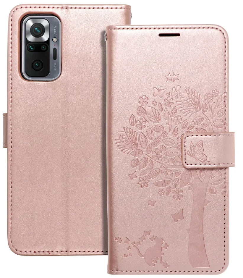Deksel for Xiaomi Redmi Note 10 Pro, OEM, MEZZO Tree, Rosa Gull