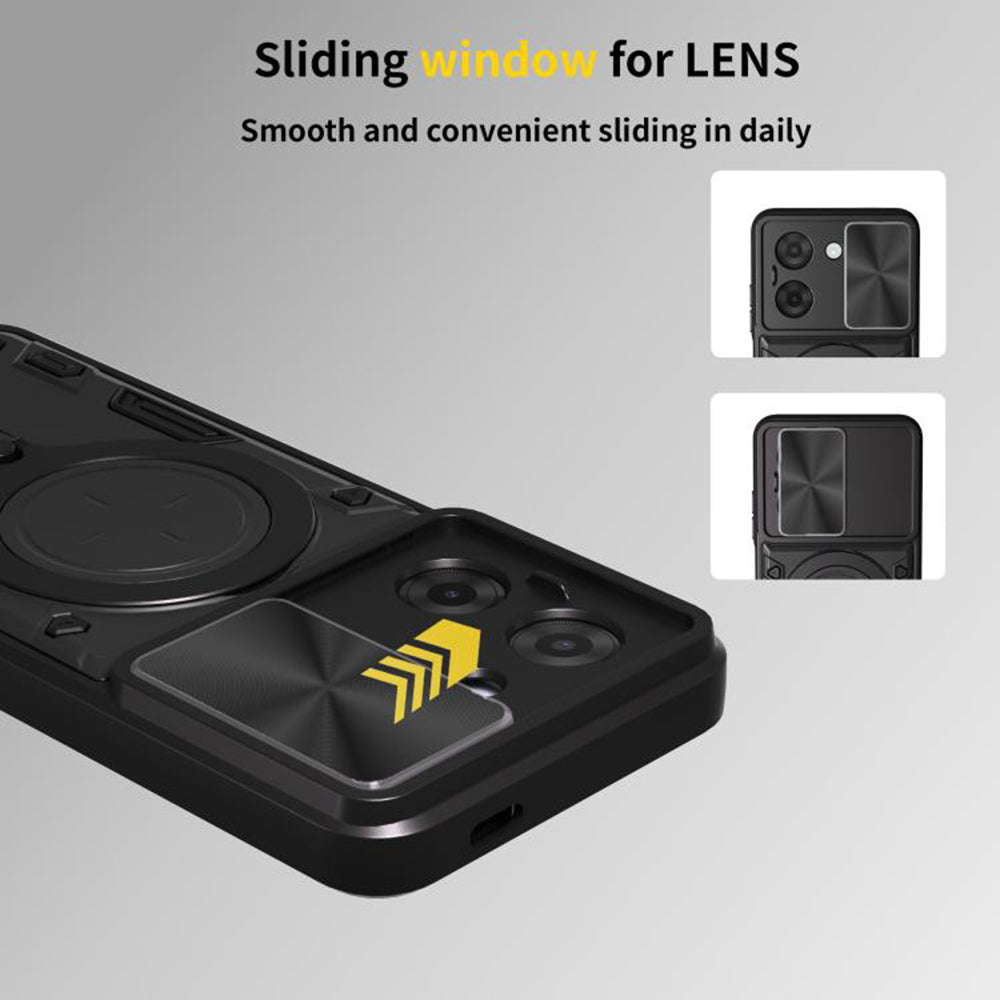Deksel for Xiaomi Redmi A5 4G (Regional), Techsuit, CamGuard Pro, Svart