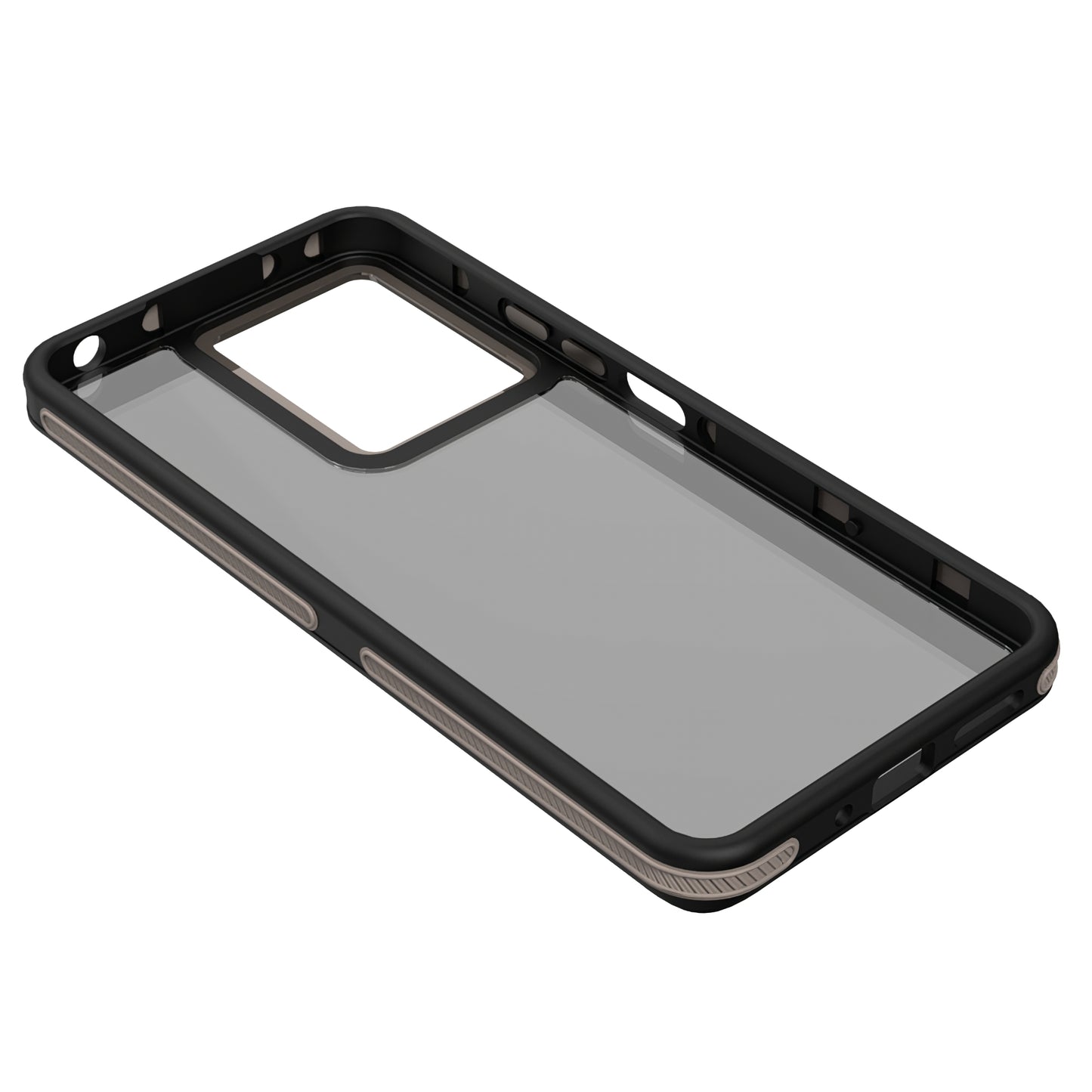 Deksel for Xiaomi Poco M6 / Redmi 13C 5G, OEM, Crystal Black, Grå
