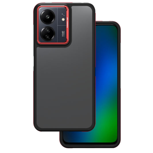 Deksel for Xiaomi Poco M6 / Redmi 13C 5G, OEM, Crystal Black, Rosa