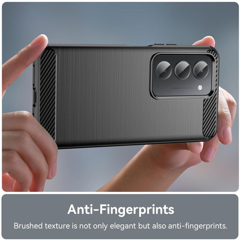 Deksel til Xiaomi Redmi 15 5G / 15 4G, Techsuit, Karbon, Svart