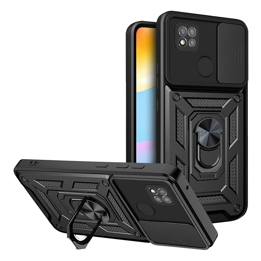 Deksel for Xiaomi Redmi 9C NFC / 9C, Techsuit, CamShield, Svart