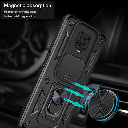 Deksel for Xiaomi Redmi 9C NFC / 9C, Techsuit, CamShield, Svart
