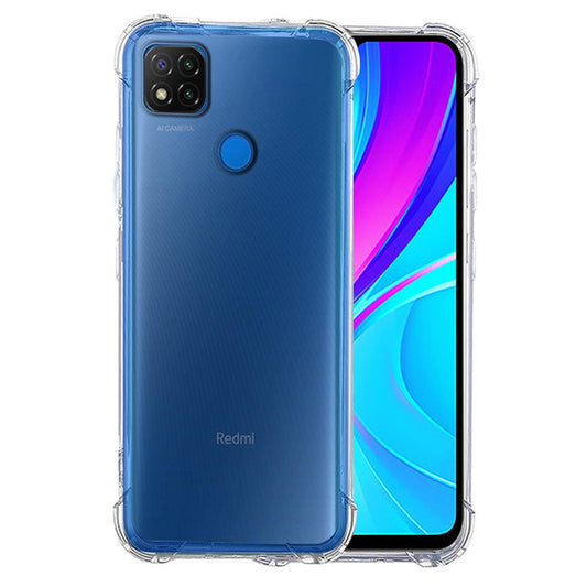 Deksel for Xiaomi Redmi 9C NFC / 9C, Techsuit, støtsikker klar, gjennomsiktig