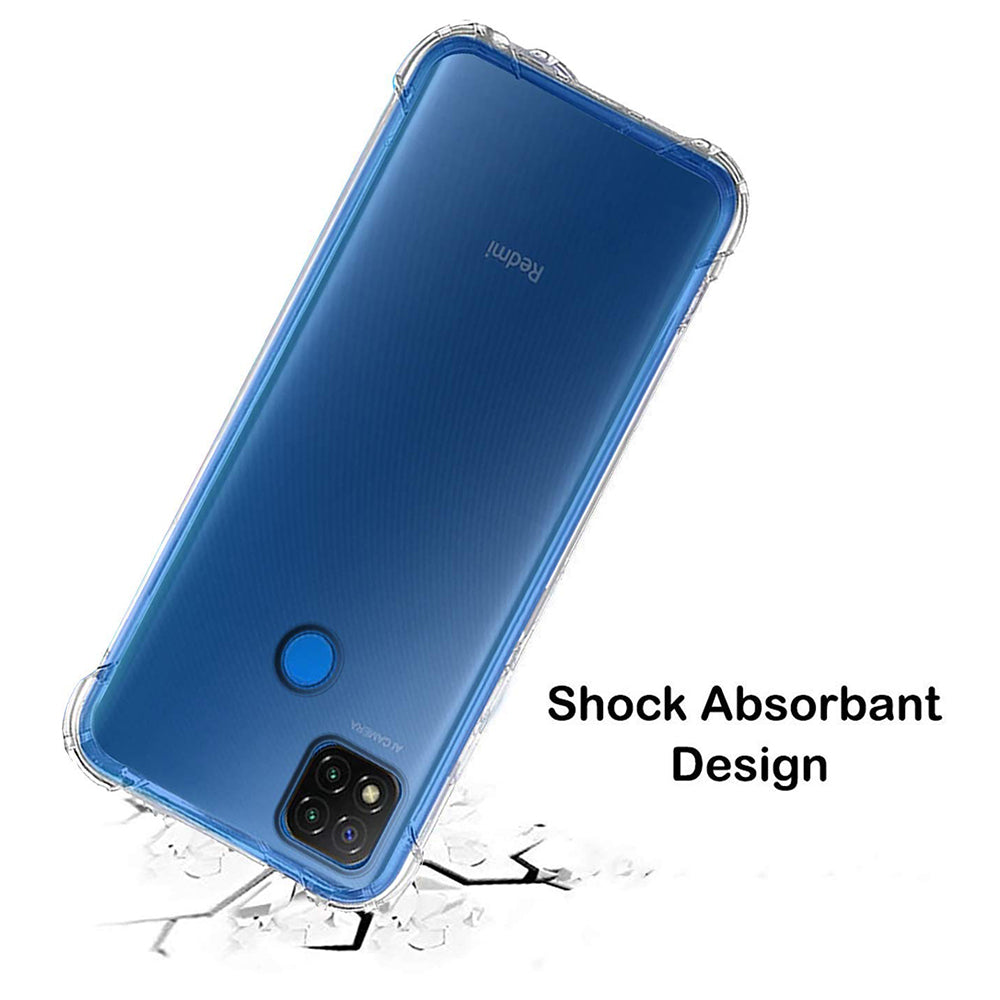 Deksel for Xiaomi Redmi 9C NFC / 9C, Techsuit, støtsikker klar, gjennomsiktig