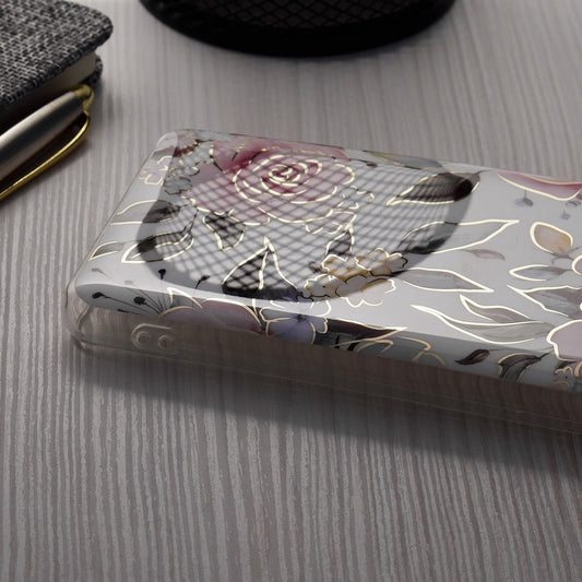 Deksel for Xiaomi Redmi A2+ / A1+, Techsuit, Marble, Hvit