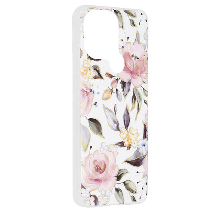 Deksel for Xiaomi Redmi A2+ / A1+, Techsuit, Marble, Hvit
