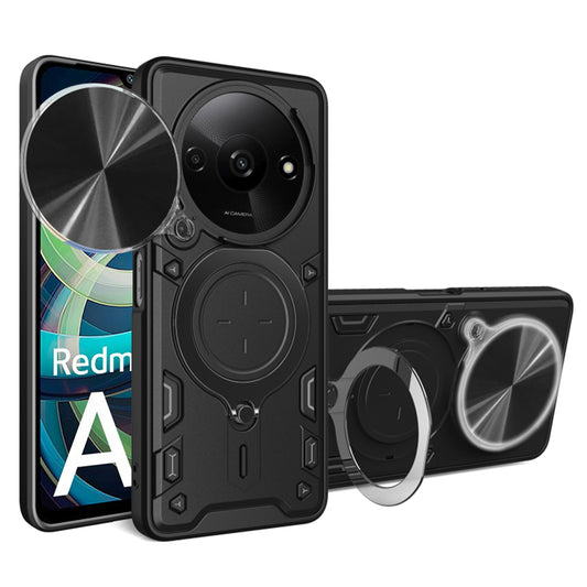 Deksel for Xiaomi Redmi A3, Techsuit, CamGuard Pro, Svart