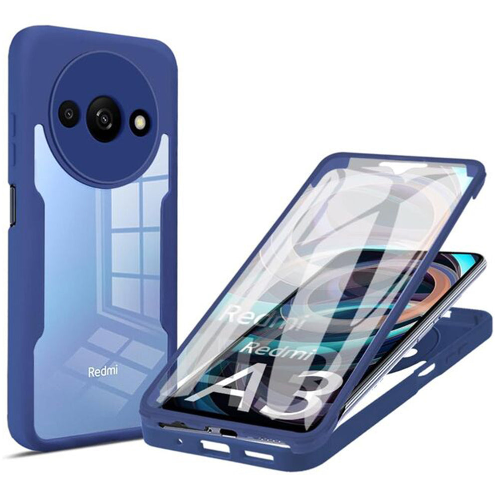 Deksel for Xiaomi Redmi A3x / A3, Techsuit, ColorVerse 360, Blå