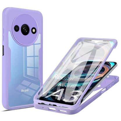 Deksel for Xiaomi Redmi A3x / A3, Techsuit, ColorVerse 360, Lilla