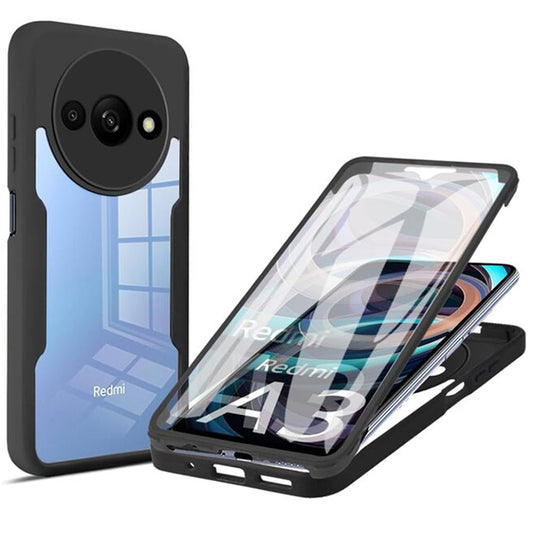 Deksel for Xiaomi Redmi A3x / A3, Techsuit, ColorVerse 360, Svart