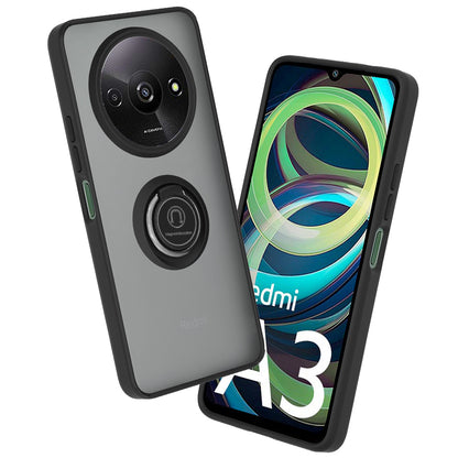 Deksel for Xiaomi Redmi A3x / A3, Techsuit, Glinth, Svart