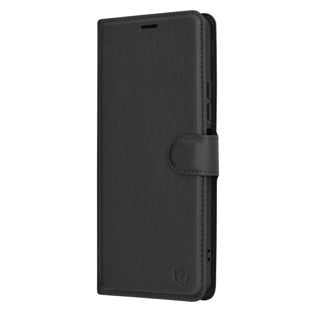 Deksel for Xiaomi Redmi A3x / A3, Techsuit, Leather Folio, Svart