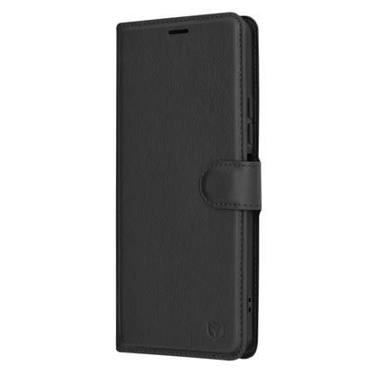 Deksel for Xiaomi Redmi A3x / A3, Techsuit, Leather Folio, Svart