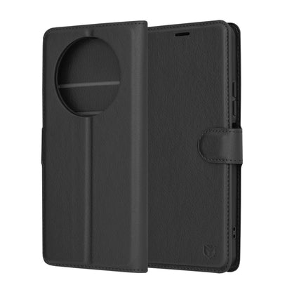 Deksel for Xiaomi Redmi A3x / A3, Techsuit, Leather Folio, Svart