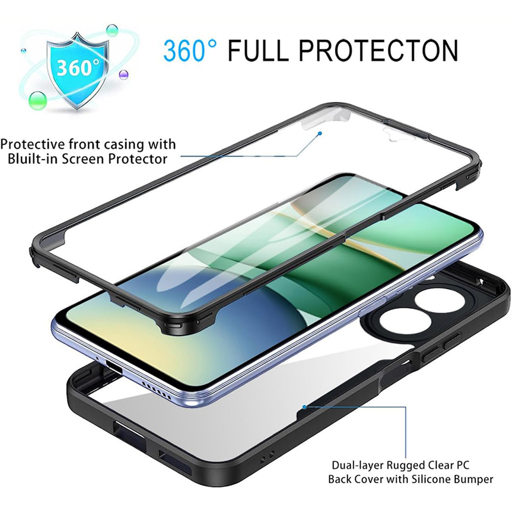Deksel for Xiaomi Redmi A5 4G (Regional), Techsuit, ColorVerse 360, Svart