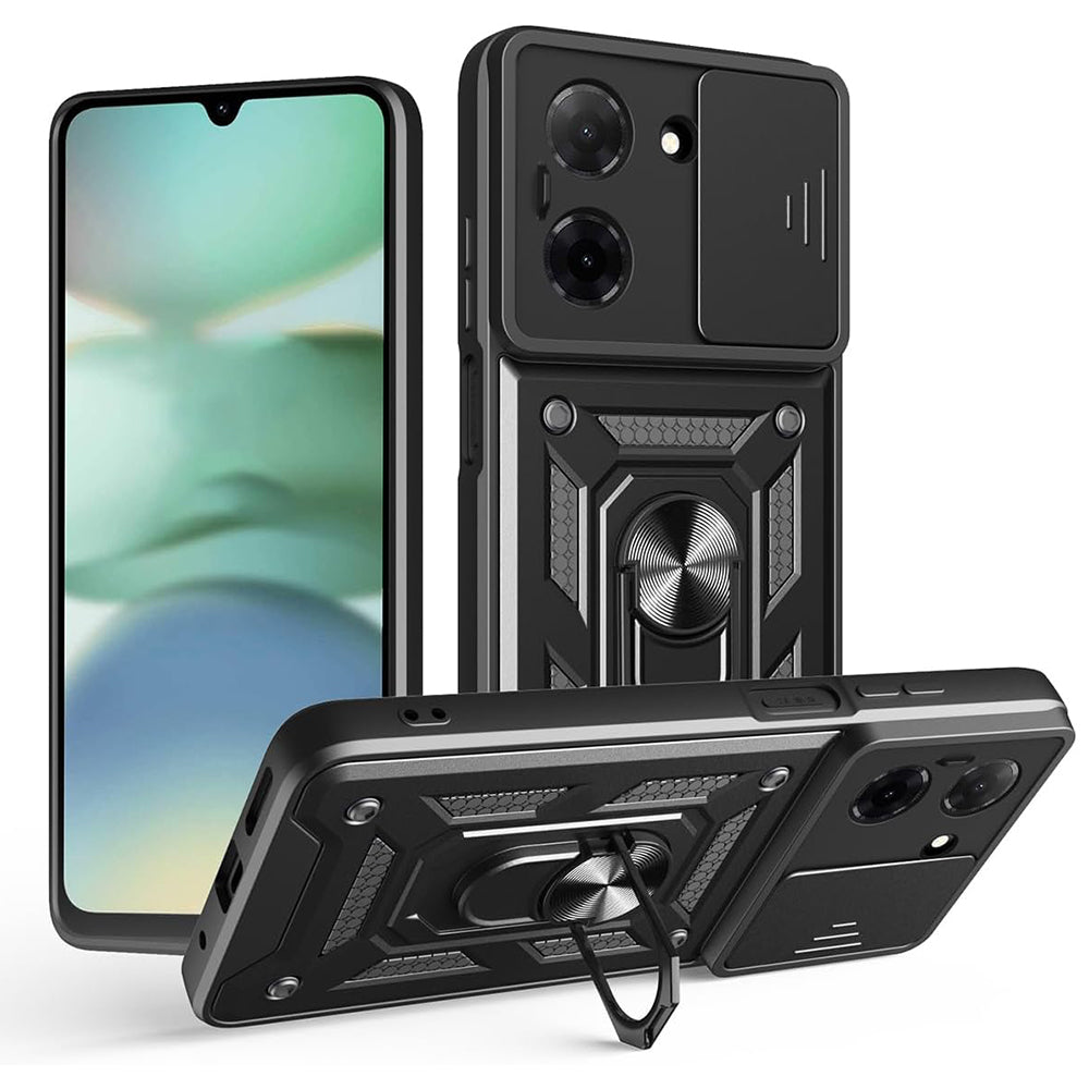 Deksel til Xiaomi Redmi A5 4G (Standard), Techsuit, CamShield, Svart