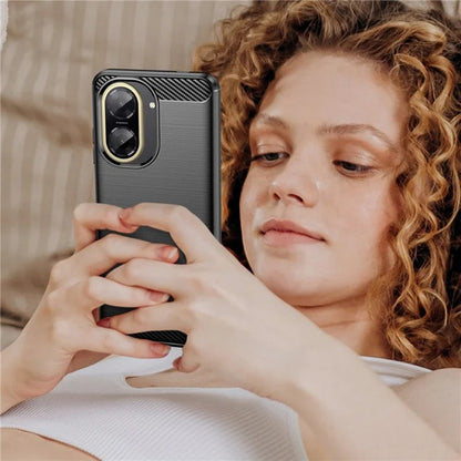 Deksel til Xiaomi Redmi A5 4G (Standard), Techsuit, Karbon, Svart