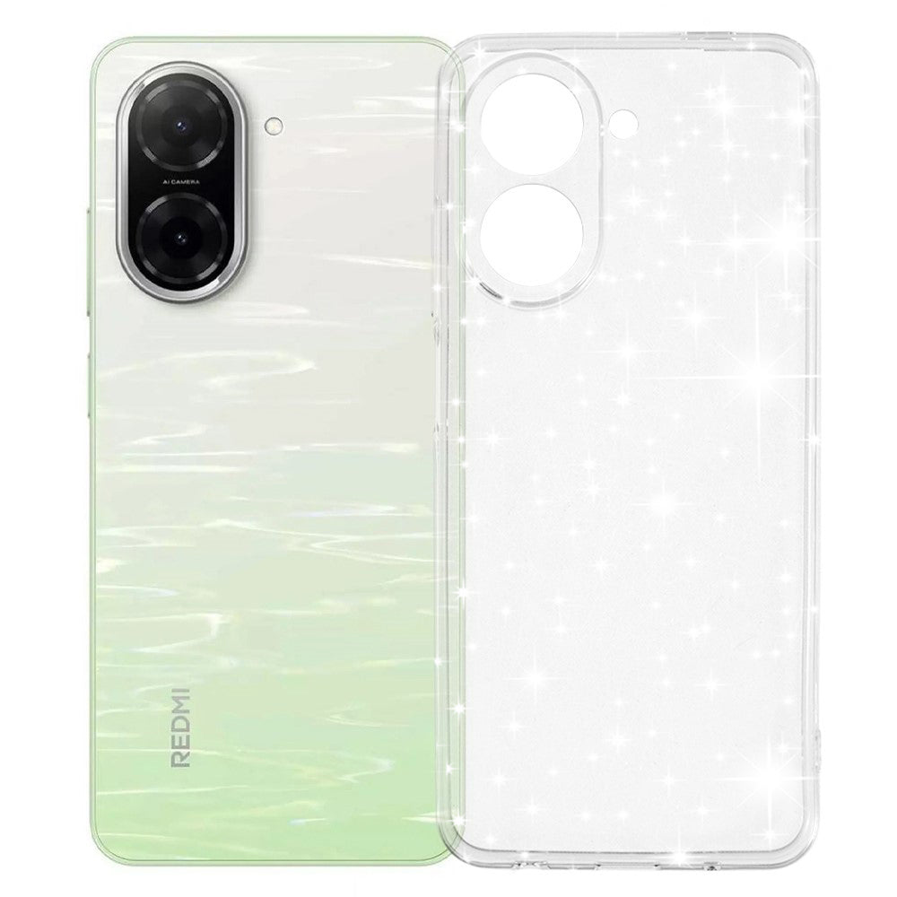 Deksel for Xiaomi Redmi A5 4G (Standard), Techsuit, SparkleSkin, Transparent