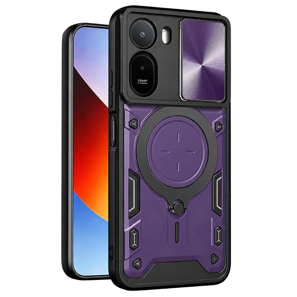 Deksel til Xiaomi Redmi A7 Pro 4G, Techsuit, CamGuard Pro, Lilla