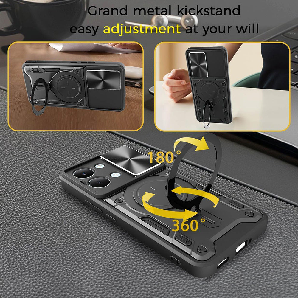 Deksel til Xiaomi Redmi A7 Pro 4G, Techsuit, CamGuard Pro, Svart