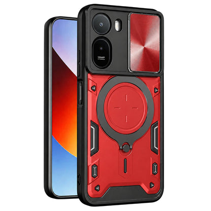 Deksel til Xiaomi Redmi A7 Pro 4G, Techsuit, CamGuard Pro, Rød