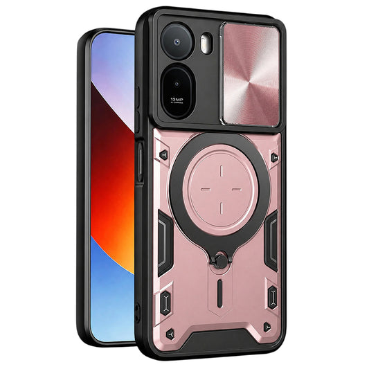 Deksel til Xiaomi Redmi A7 Pro 4G, Techsuit, CamGuard Pro, Rosa Gull