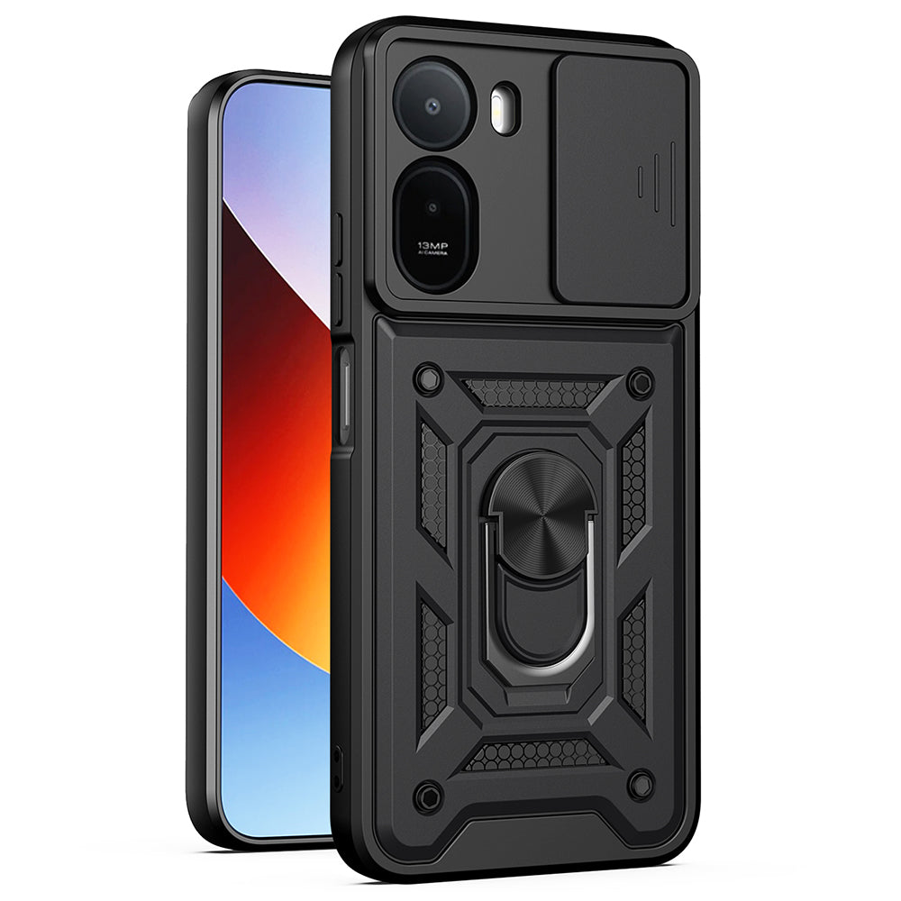 Deksel til Xiaomi Redmi A7 Pro 4G, Techsuit, CamShield, Svart
