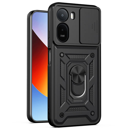 Deksel til Xiaomi Redmi A7 Pro 4G, Techsuit, CamShield, Svart
