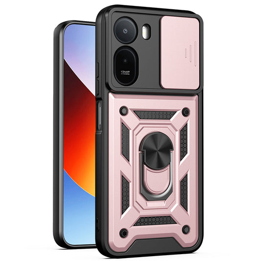 Deksel til Xiaomi Redmi A7 Pro 4G, Techsuit, CamShield, Rosa Gull
