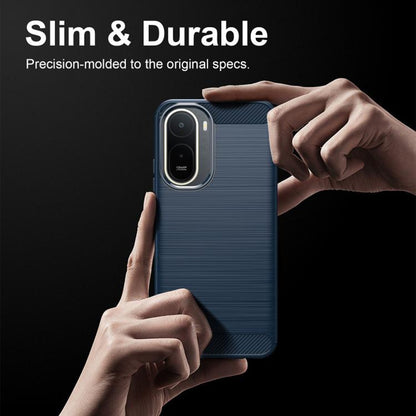 Deksel til Xiaomi Redmi A7 Pro 4G, Techsuit, Karbon, Blå