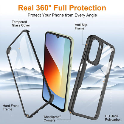 Deksel for Xiaomi Redmi A7 Pro 4G, Techsuit, ColorVerse 360, Svart