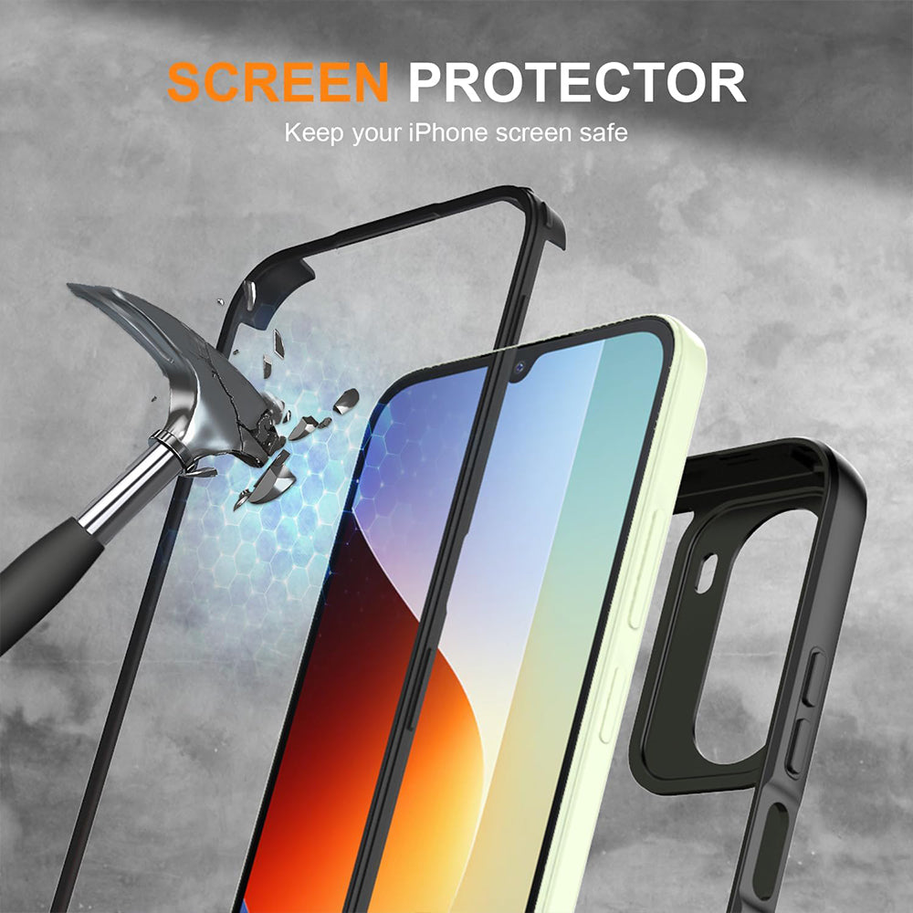 Deksel for Xiaomi Redmi A7 Pro 4G, Techsuit, ColorVerse 360, Svart