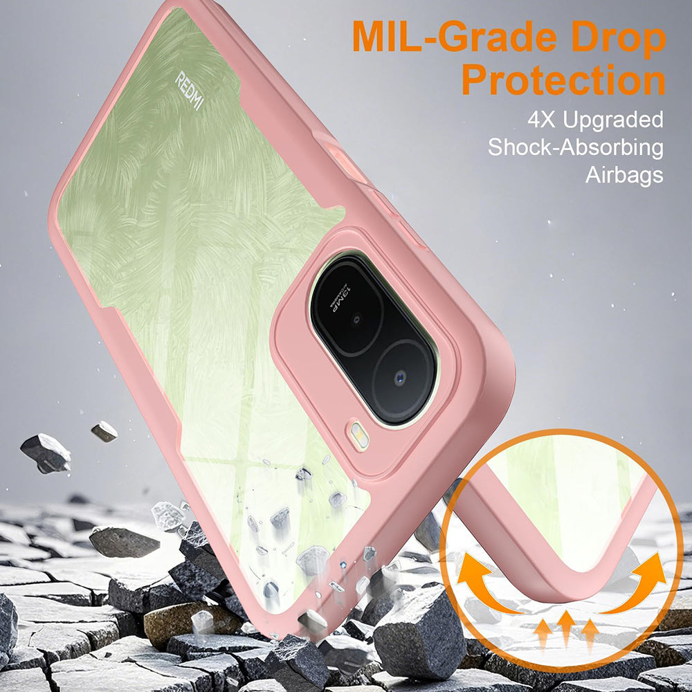 Deksel til Xiaomi Redmi A7 Pro 4G, Techsuit, ColorVerse 360, Rosa