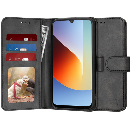 Deksel for Xiaomi Redmi A7 Pro 4G, Techsuit, Diary Book, Svart