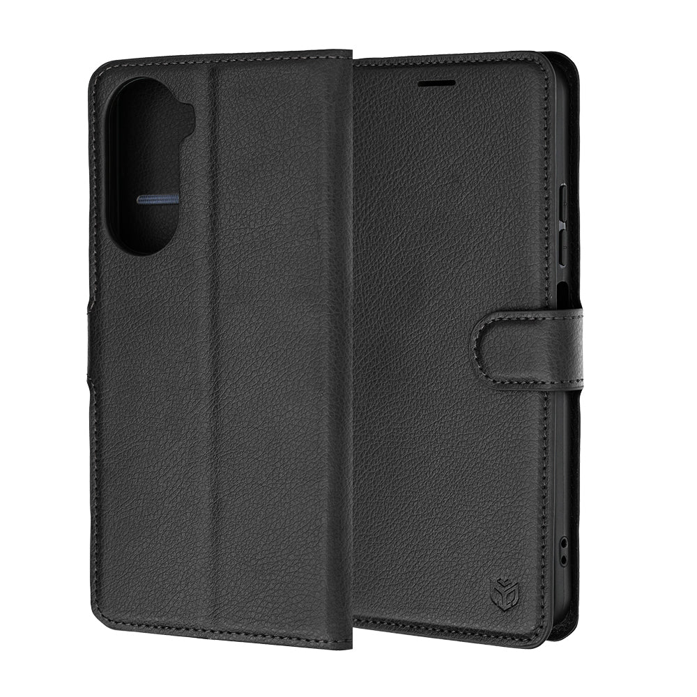 Deksel for Xiaomi Redmi A7 Pro 4G, Techsuit, Leather Folio, svart