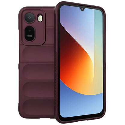 Deksel for Xiaomi Redmi A7 Pro 4G, Techsuit, Magic Shield, Burgunder