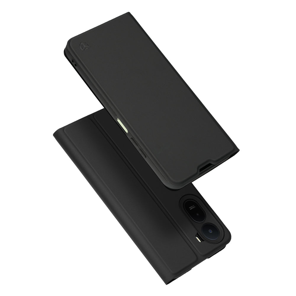 Deksel til Xiaomi Redmi A7 Pro 4G, Techsuit, Magskin Book, Svart