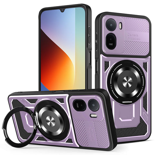 Deksel til Xiaomi Redmi A7 Pro 4G, Techsuit, RuggedCam, Lilla