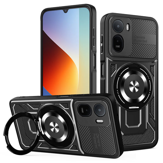 Deksel for Xiaomi Redmi A7 Pro 4G, Techsuit, RuggedCam, Svart