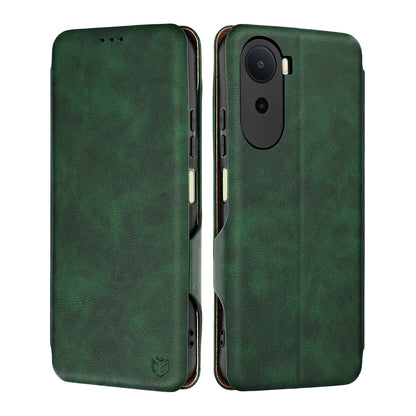Deksel for Xiaomi Redmi A7 Pro 4G, Techsuit, Safe Wallet Plus, Grønn