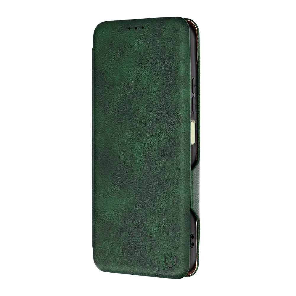 Deksel for Xiaomi Redmi A7 Pro 4G, Techsuit, Safe Wallet Plus, Grønn
