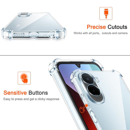 Deksel for Xiaomi Redmi A7 Pro 4G, Techsuit, Støtsikker Klar, Gjennomsiktig