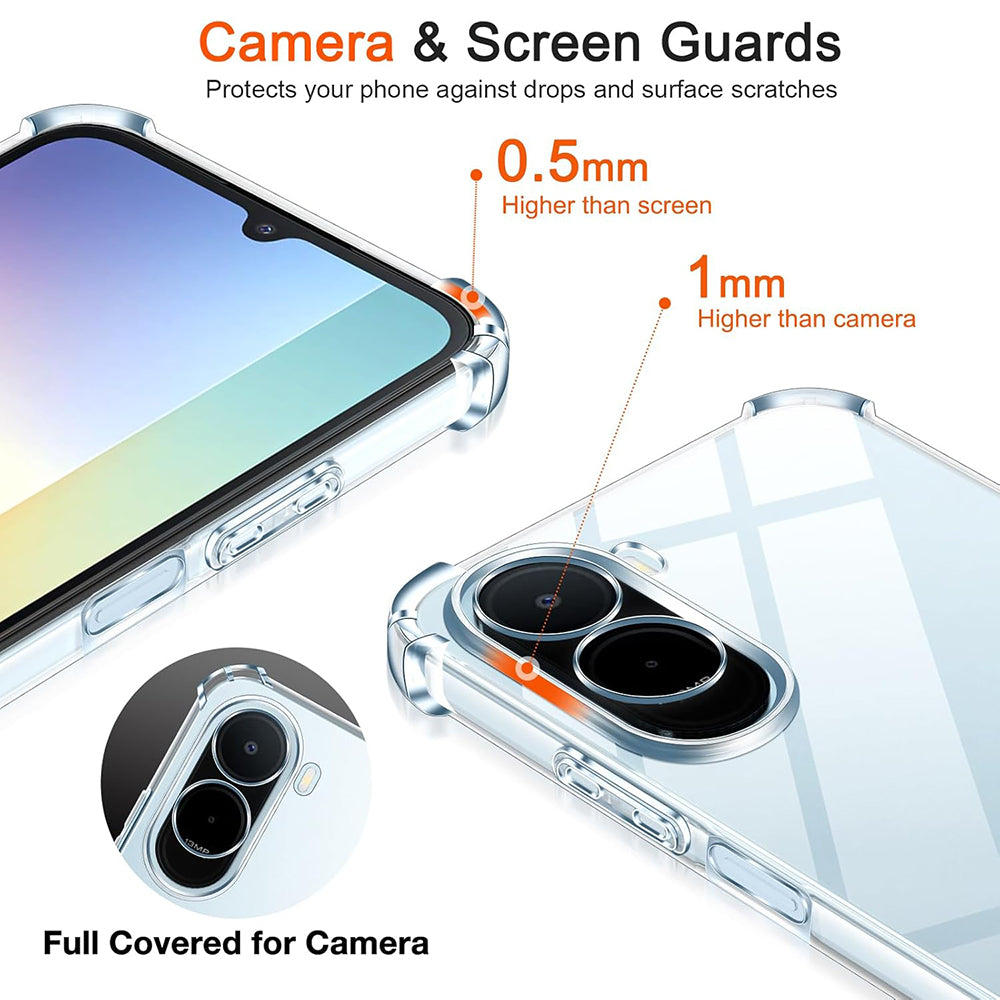 Deksel for Xiaomi Redmi A7 Pro 4G, Techsuit, Støtsikker Klar, Gjennomsiktig