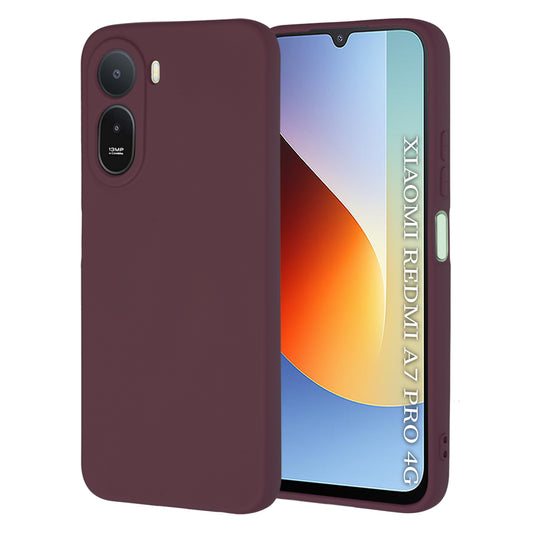 Deksel til Xiaomi Redmi A7 Pro 4G, Techsuit, SoftFlex, Burgunder