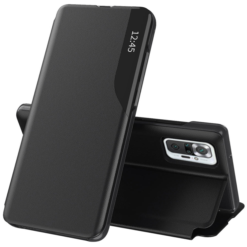Deksel for Xiaomi Redmi Note 10 Pro Max / Note 10 Pro, Techsuit, eFold, Svart