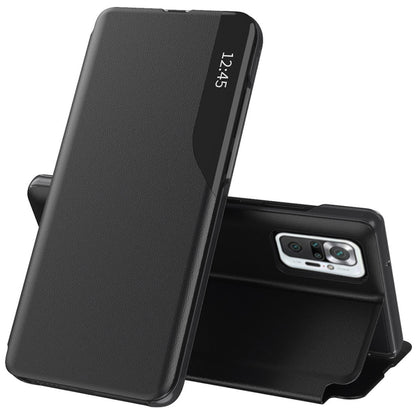 Deksel for Xiaomi Redmi Note 10 Pro Max / Note 10 Pro, Techsuit, eFold, Svart