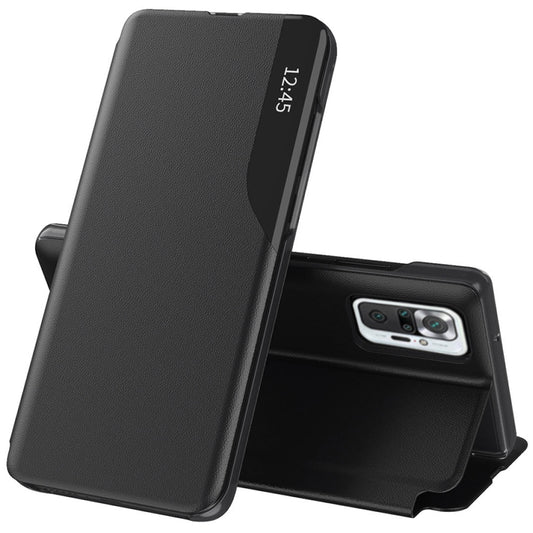 Deksel for Xiaomi Redmi Note 10 Pro Max / Note 10 Pro, Techsuit, eFold, Svart